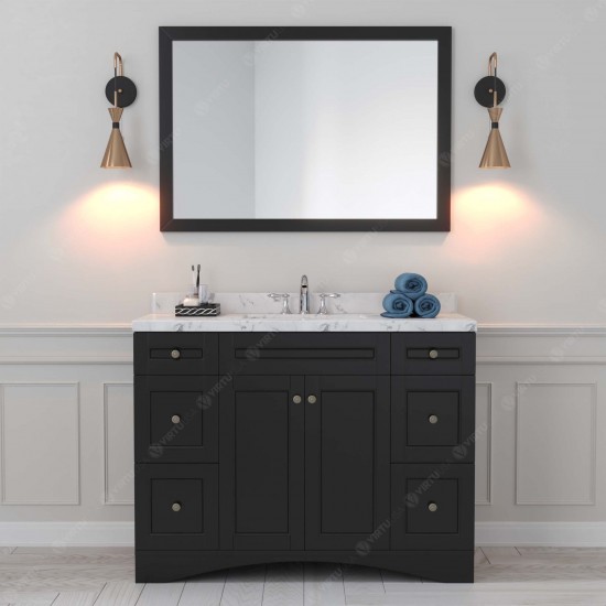 Elise 48" Bath Vanity in Espresso, Quartz Top, Sink, ES-32048-CMSQ-ES-001