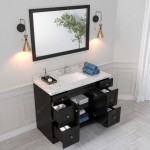 Elise 48" Bath Vanity in Espresso, Quartz Top, Sink, ES-32048-CMSQ-ES-001