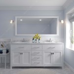 Caroline 72" Double Bath Vanity in White, Quartz Top, Sinks, MD-2072-CMRO-WH