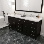 Caroline Parkway 72" Bath Vanity in Espresso, Quartz Top, Sinks, MD-2172-CMRO-ES