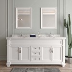 Victoria 72" Double Bath Vanity in White, Quartz Top, Sinks, MD-2672-CMRO-WH-001