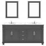 Victoria 72" Double Bath Vanity in Espresso, Quartz Top, Sinks, MD-2672-CMSQ-ES