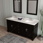 Victoria 72" Double Bath Vanity in Espresso, Quartz Top, Sinks, MD-2672-CMSQ-ES