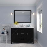 Caroline 48" Bath Vanity in Espresso, Quartz Top, Sink, MS-2048-CMRO-ES-001