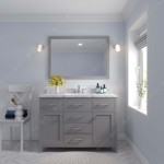 Caroline 48" Bath Vanity in Cashmere Gray, Quartz Top, Sink, MS-2048-CMSQ-CG-001