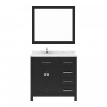 Caroline Parkway 36" Bath Vanity in Espresso, Quartz Top, Sink, MS-2136R-CMSQ-ES