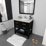 Caroline Estate 36" Bath Vanity Espresso, Quartz Top, Sink, MS-2236-CMRO-ES-001