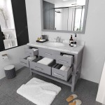 Caroline Estate 48" Bath Vanity in Gray, Quartz Top, Sink, MS-2248-CMRO-GR-002