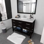 Caroline Estate 48" Bath Vanity Espresso, Quartz Top, Sink, MS-2248-CMSQ-ES-002