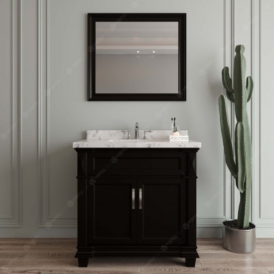 Victoria 36" Bath Vanity in Espresso, Quartz Top, Sink, MS-2636-CMRO-ES-001