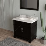 Victoria 36" Bath Vanity in Espresso, Quartz Top, Sink, MS-2636-CMSQ-ES-002