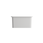 Sotto Dual-Mount Fireclay 24 in. Single Bowl Kitchen Sink in White