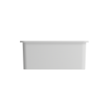 Sotto Dual-Mount Fireclay 24 in. Single Bowl Kitchen Sink in Matte White