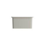 Sotto Dual-Mount Fireclay 24 in. Single Bowl Kitchen Sink in Biscuit