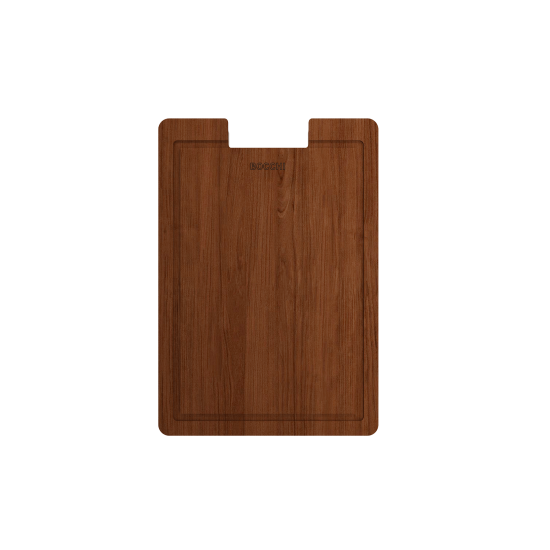 Wooden Cutting Board for Workstation Sinks w/ handle - Sapele Mahogany Wood