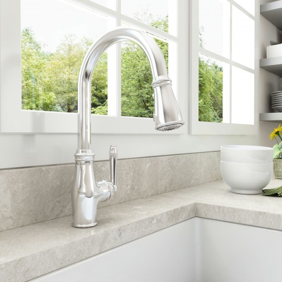 Belsena 2.0 Pull-Down Kitchen Faucet in Stainless Steel