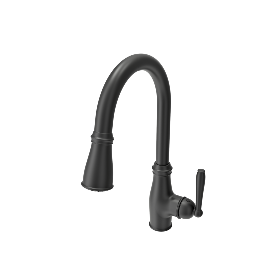 Belsena 2.0 Pull-Down Kitchen Faucet in Matte Black