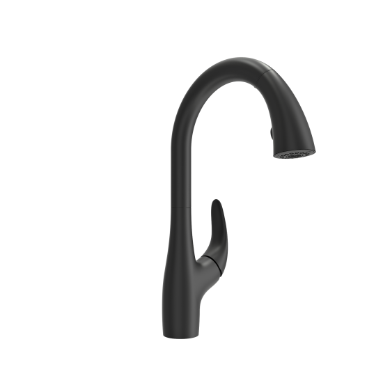 Pagano 2.0 Pull-Down Kitchen Faucet in Matte Black
