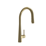 Lugano 2.0 Pull-Down Kitchen Faucet in Brushed Gold