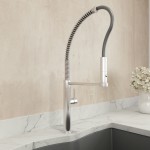 Baveno Pro Kitchen Faucet in Stainless Steel