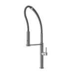 Baveno Pro Kitchen Faucet in Stainless Steel