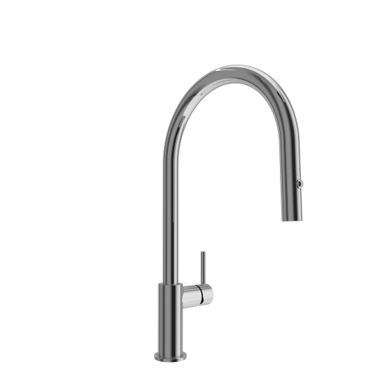 Baveno Duo Pull-Down Kitchen Faucet in Chrome