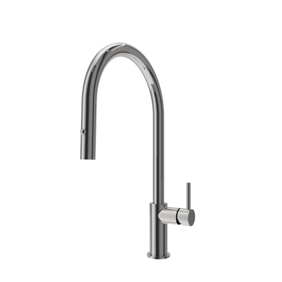 Baveno Duo Pull-Down Kitchen Faucet in Chrome