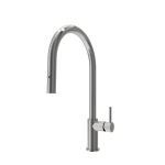 Baveno Duo Pull-Down Kitchen Faucet in Stainless Steel