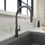 Baveno Duo Pull-Down Kitchen Faucet in Gun Metal