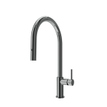 Baveno Duo Pull-Down Kitchen Faucet in Gun Metal