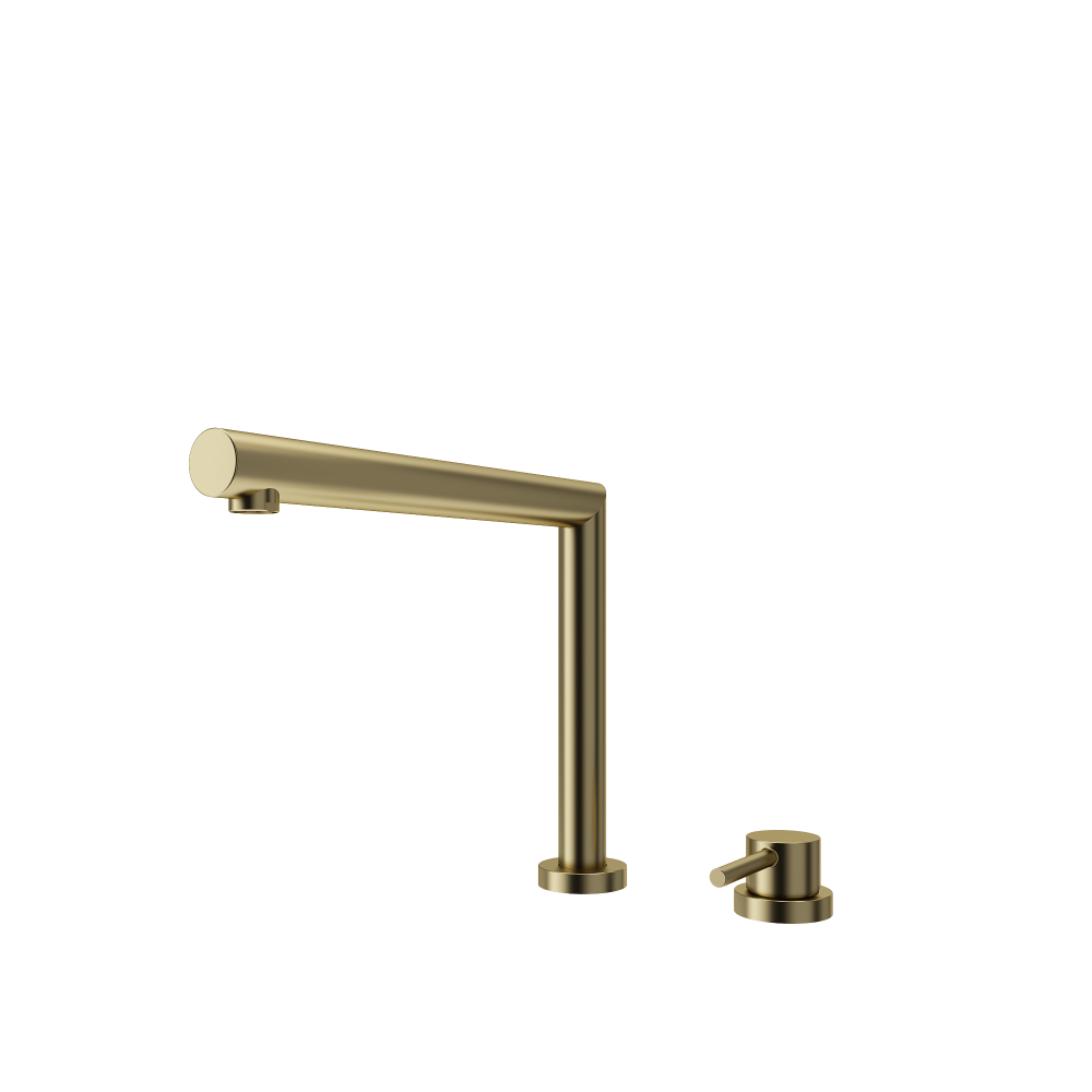 Baveno Move Kitchen Faucet in Brushed Gold