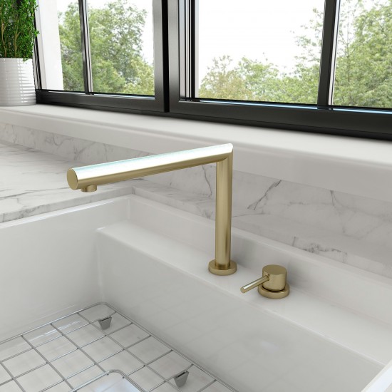 Baveno Move Kitchen Faucet in Brushed Gold