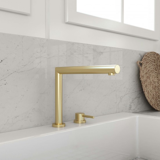 Baveno Move Kitchen Faucet in Brushed Gold