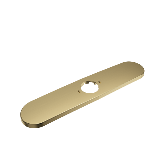 Modern Kitchen Faucet Deck Plate Brushed Gold