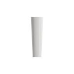 Taormina Pedestal Base Fireclay 27.25 in. in White