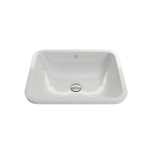 Scala Undermount Sink Fireclay 21.75 in. with Overflow in White