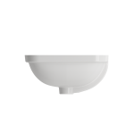 Scala Undermount Sink Fireclay 21.75 in. with Overflow in White