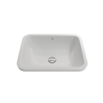 Scala Undermount Sink Fireclay 21.75 in. with Overflow in Matte White