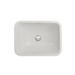 Scala Undermount Sink Fireclay 21.75 in. with Overflow in Matte White