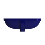 Scala Undermount Sink Fireclay 21.75 in. with Overflow in Sapphire Blue