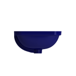 Scala Undermount Sink Fireclay 21.75 in. with Overflow in Sapphire Blue