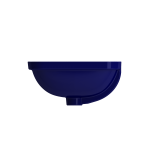 Scala Undermount Sink Fireclay 21.75 in. with Overflow in Sapphire Blue