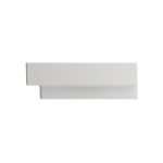 Scala Arch Wall-Mounted Sink Fireclay 32 in. 3-Hole in White