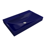 Scala Arch Wall-Mounted Sink Fireclay 32 in. 1-Hole in Sapphire Blue