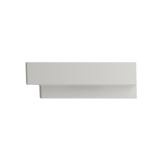 Scala Arch Wall-Mounted Sink Fireclay 32 in. 1-Hole in Biscuit