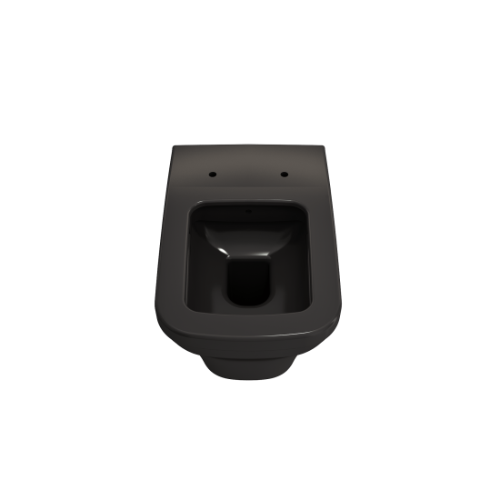 Firenze Wall-Hung Toilet Bowl in Matte Black