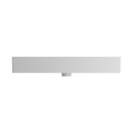 Milano Wall-Mounted Sink Fireclay 32 in. 1-Hole with Overflow in White