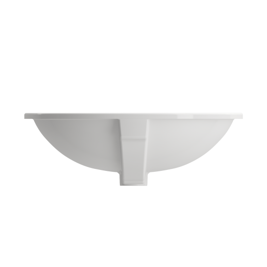 Parma Undermount Sink Fireclay 22 in. with Overflow in White