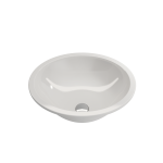 Parma Undermount Sink Fireclay 22 in. with Overflow in White