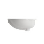 Parma Undermount Sink Fireclay 22 in. with Overflow in White